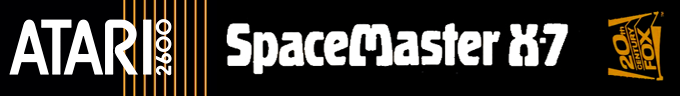 Spacemaster X-7 logo for Atari 2600